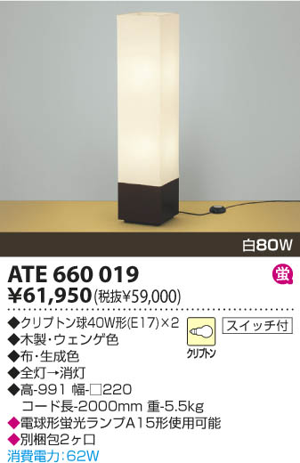 KOIZUMI ATE660019 ᥤ̿