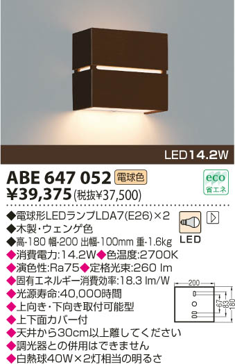 KOIZUMI LED֥饱å ABE647052 ᥤ̿