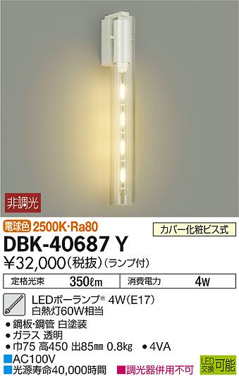 ʼ̿ | DAIKO ŵ ֥饱å DBK-40687Y