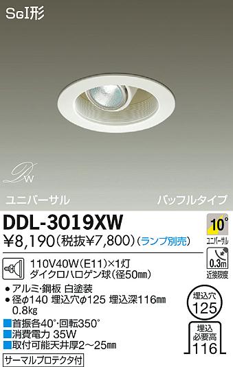 DAIKO ŵ ˥С 饤 DDL-3019XW ʼ̿