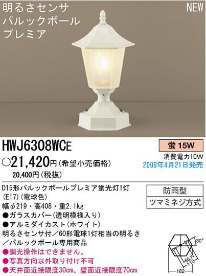 ѥʥ˥åŹ PANASONIC ƥꥢ饤 HWJ6308WCE Ϣ ƥꥢ饤 591600