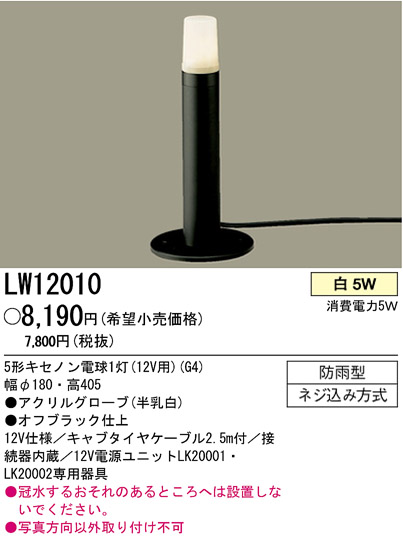 ѥʥ˥åŹ PANASONIC ƥꥢ饤 LW12010 Ϣ ƥꥢ饤 611620