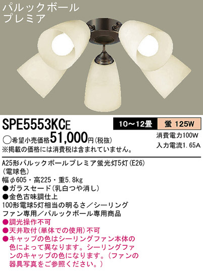 PANASONIC SPE5553KCE ᥤ̿