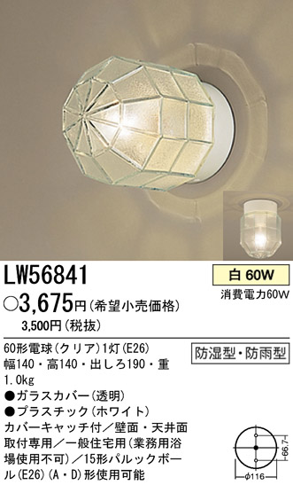ѥʥ˥åŹ PANASONIC 󥰥饤 LW56841 Ϣ 󥰥饤 491500