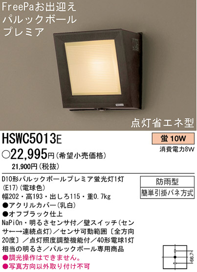 ѥʥ˥åŹ PANASONIC ƥꥢ饤 HSWC5013E Ϣ ƥꥢ饤