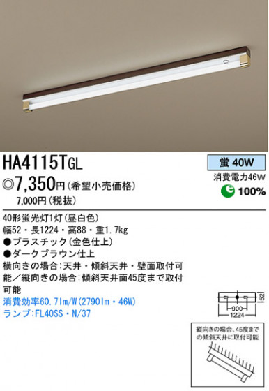 ѥʥ˥åŹ PANASONIC 󥰥饤 HA4115TGL Ϣ 󥰥饤 161170