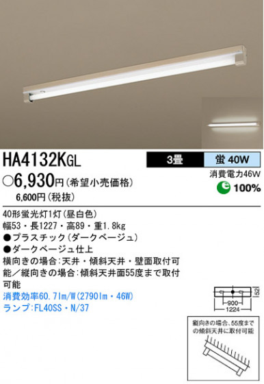 ѥʥ˥åŹ PANASONIC 󥰥饤 HA4132KGL Ϣ 󥰥饤 161170 221230