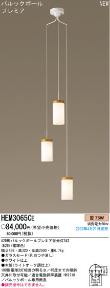 ѥʥ˥åŹ PANASONIC ǥꥢ HEM3065CE Ϣ ǥꥢ 5160 481490