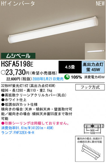 ѥʥ˥åŹ PANASONIC 󥰥饤 HSFA5198E Ϣ 󥰥饤