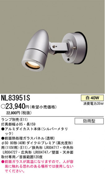 ѥʥ˥åŹ PANASONIC ƥꥢ饤 NL83951S Ϣ ƥꥢ饤 571580