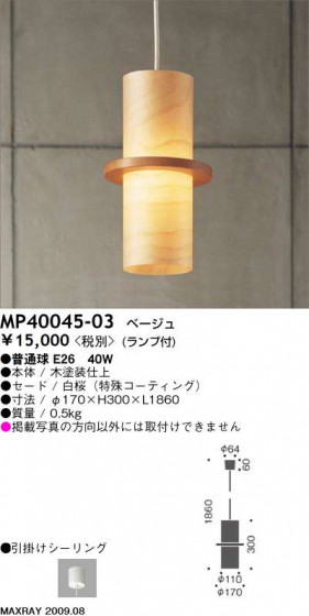 ޥå쥤 MAXRAY ڥ MP40045-03