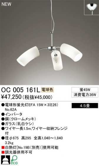 ǥꥢ ڥ ODELIC ǥå OC005161L