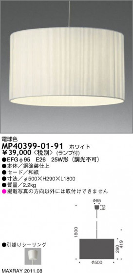 ޥå쥤 MAXRAY ڥ MP40399-01-91