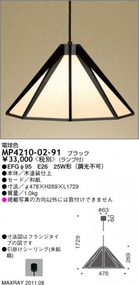 ޥå쥤 MAXRAY ڥ MP4210-02-91