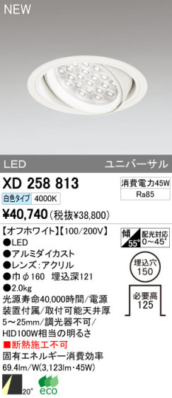 ODELIC ǥå LED饤 XD258813 ᥤ̿