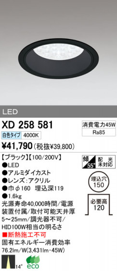 ODELIC ǥå LED 饤 XD258581 ᥤ̿