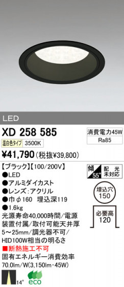 ODELIC ǥå LED 饤 XD258585 ᥤ̿