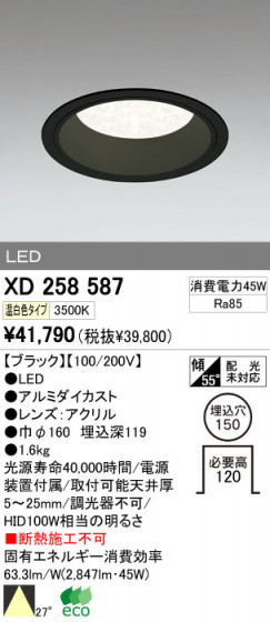 ODELIC ǥå LED 饤 XD258587 ᥤ̿