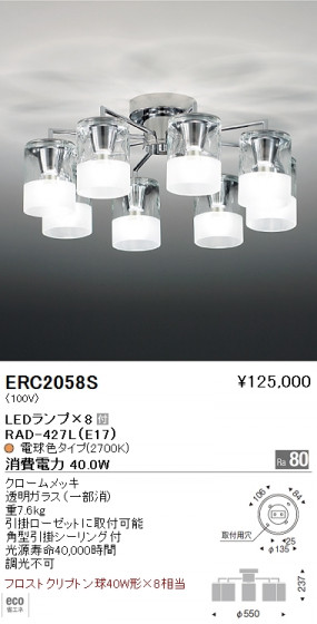 ƣ ENDO LED ǥꥢ ERC2058S ᥤ̿