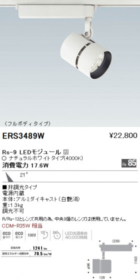 ƣ ENDO LED ݥåȥ饤 ERS3489W ᥤ̿