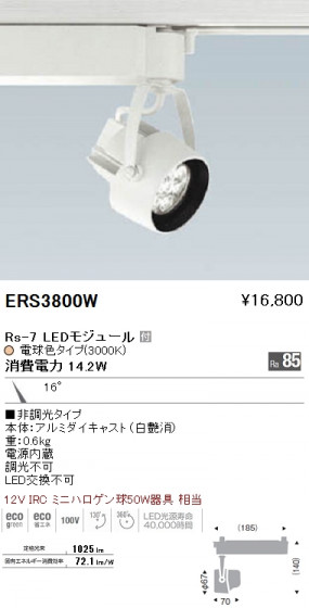 ƣ ENDO LED ݥåȥ饤 ERS3800W ᥤ̿