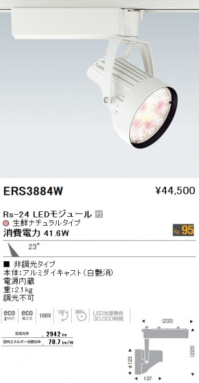 ƣ ENDO LED ݥåȥ饤 ERS3884W ᥤ̿
