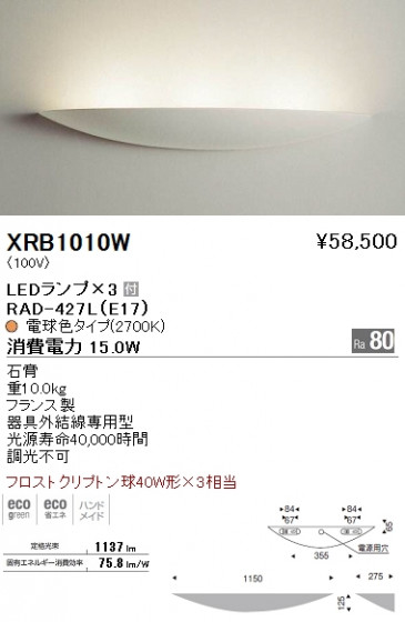 ƣ ENDO LED ֥饱å XRB1010W ᥤ̿