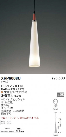 ƣ ENDO LED ڥ XRP6008U ᥤ̿