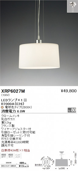 ƣ ENDO LED ڥ XRP6027M ᥤ̿