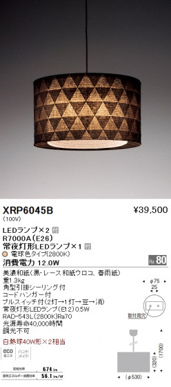 ƣ ENDO LED ڥ XRP6045B ᥤ̿
