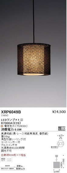 ƣ ENDO LED ڥ XRP6049B ᥤ̿