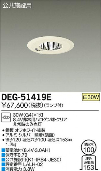 DAIKO ŵ  DEG-51419E ᥤ̿