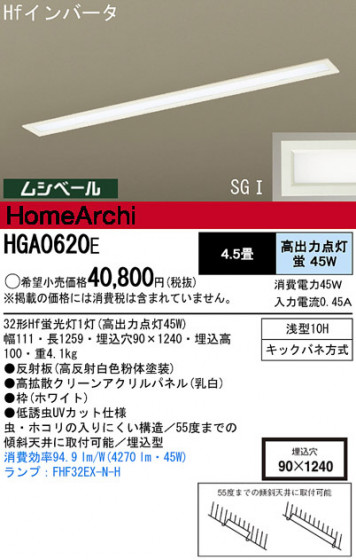 Panasonic å饤 HGA0620E ᥤ̿
