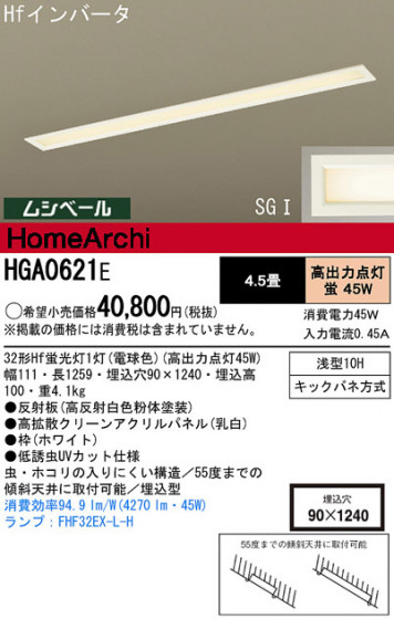Panasonic å饤 HGA0621E ᥤ̿