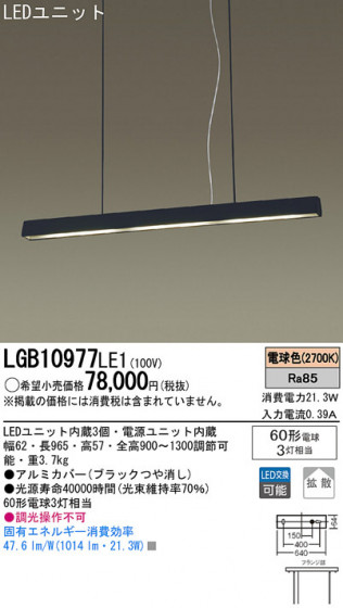 Panasonic LED ڥ LGB10977LE1 ᥤ̿
