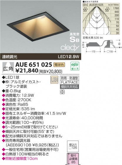 KOIZUMI LED ɱɼⵤ̩饤 AUE651025 ᥤ̿