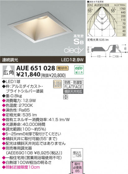 KOIZUMI LED ɱɼⵤ̩饤 AUE651028 ᥤ̿