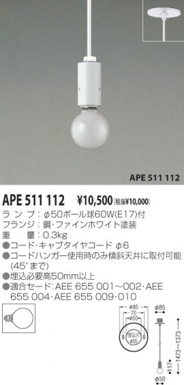 KOIZUMI APE511112 ᥤ̿
