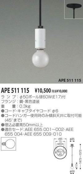 KOIZUMI APE511115 ᥤ̿