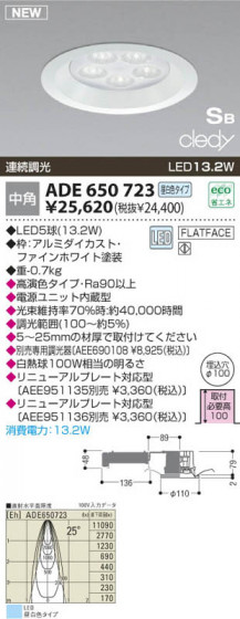 KOIZUMI ADE650723 ᥤ̿