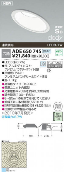 KOIZUMI ADE650745 ᥤ̿
