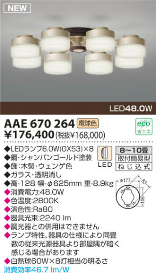 KOIZUMI LEDǥꥢ AAE670264 ᥤ̿