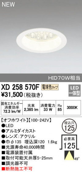 ODELIC ǥå 饤 XD258570F ᥤ̿
