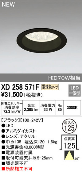 ODELIC ǥå 饤 XD258571F ᥤ̿