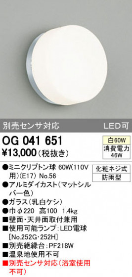 ODELIC ǥå ƥꥢ饤 OG041651 ᥤ̿