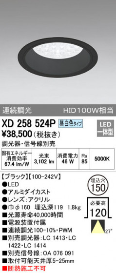 ODELIC ǥå 饤 XD258524P ᥤ̿