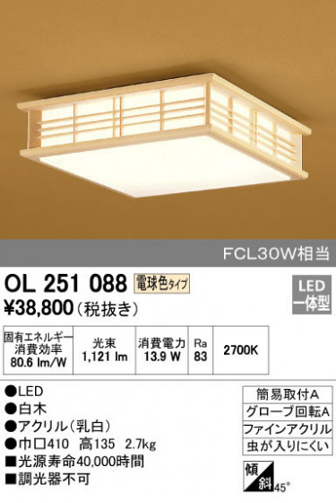 ODELIC ǥå 󥰥饤 OL251088 ᥤ̿
