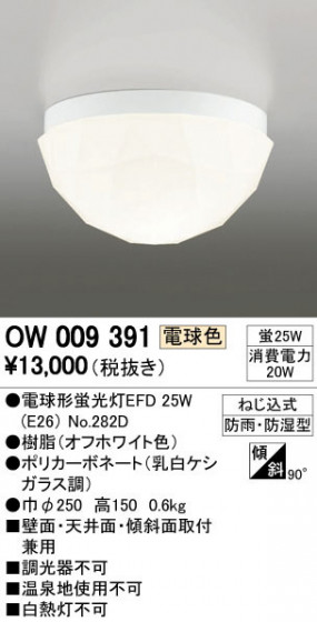 ODELIC ǥå ƥꥢ饤 OW009391 ᥤ̿