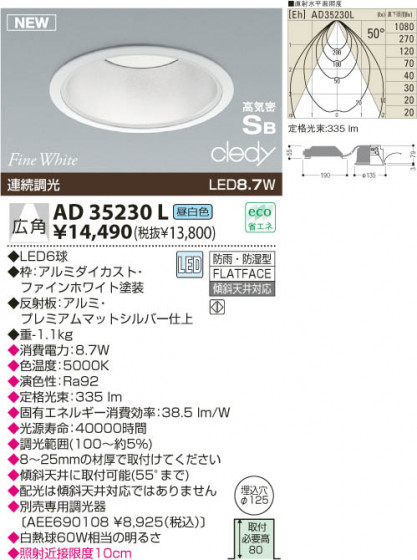 KOIZUMI LEDⵤ̩饤 AD35230L