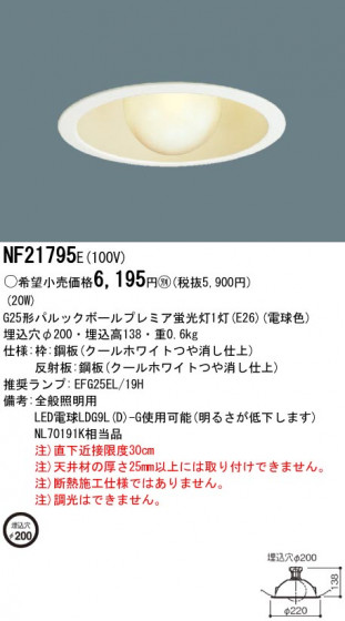 PANASONIC NF21795E